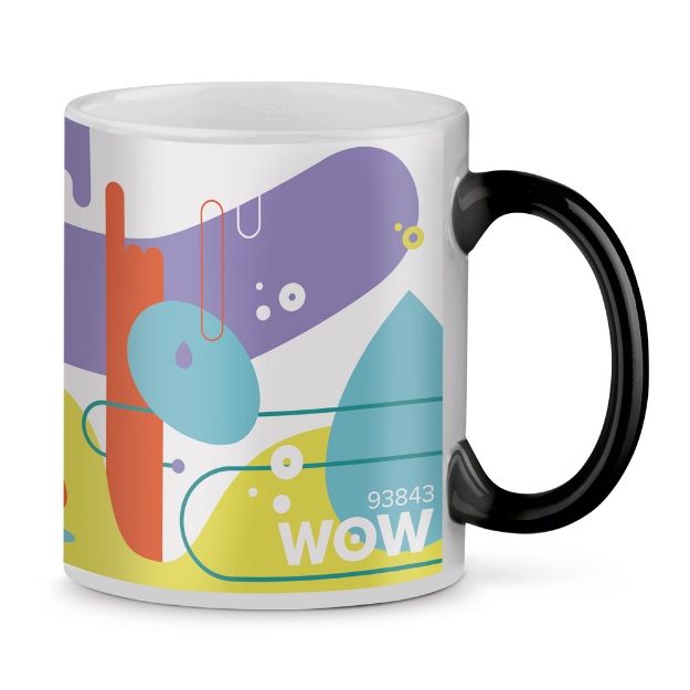 WOW. Ceramic mug 350 mL