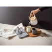 GLOGG. 700 mL ceramic teapot with bamboo lid