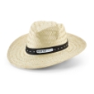 EDWARD POLI. Natural straw hat