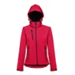 THC ZAGREB WOMEN. Women's softshell with removable hood