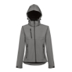 THC ZAGREB WOMEN. Women's softshell with removable hood