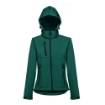 THC ZAGREB WOMEN. Women's softshell with removable hood