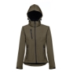 THC ZAGREB WOMEN. Women's softshell with removable hood
