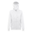THC AMSTERDAM WOMEN WH. Women's hooded full zipped sweatshirt