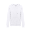 THC AMSTERDAM WOMEN WH. Women's hooded full zipped sweatshirt