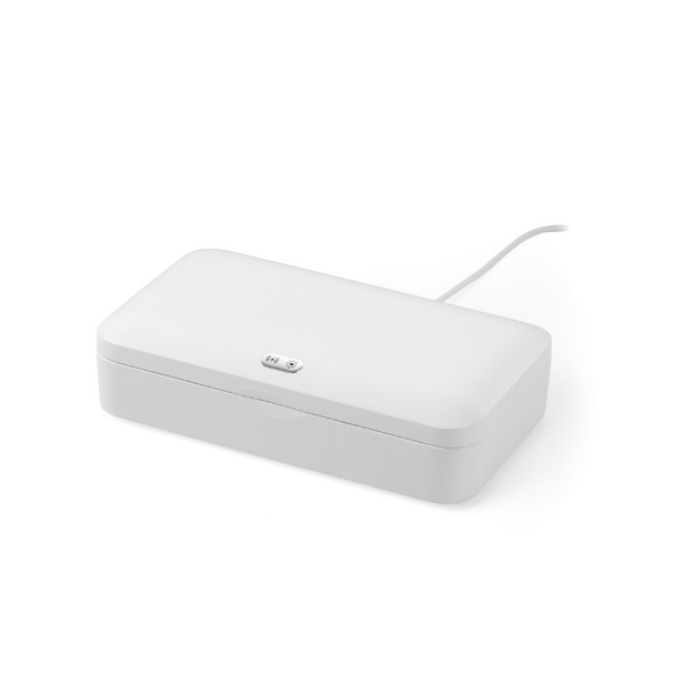 BACTOUT. UV sterilizer case with wireless charger Fast (10W)