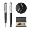 ORLANDO. Roller pen and ball pen set in metal