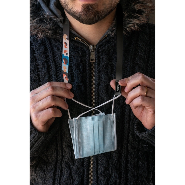 Sublimation RPet Mask Holder Duo Set. Standard Models