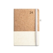 QUENTAL A5. Cork and linen diary
