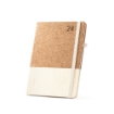 QUENTAL B5. Cork and linen diary