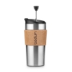 TRAVEL PRESS CORK. travel mug 450ml