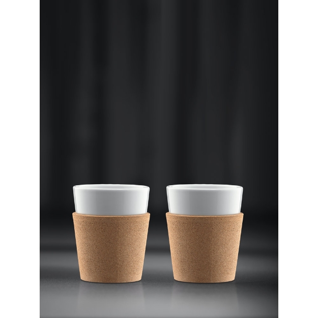 BISTRO 300. Set of 2 mugs in great quality porcelain 300ml