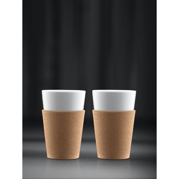 BISTRO 600. Set of 2 mugs in great quality porcelain 600ml