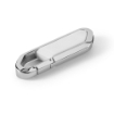 USB retractable flash drive up to 32 GB with carabiner clip