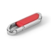 USB retractable flash drive up to 32 GB with carabiner clip