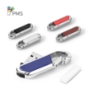USB retractable flash drive up to 32 GB with carabiner clip