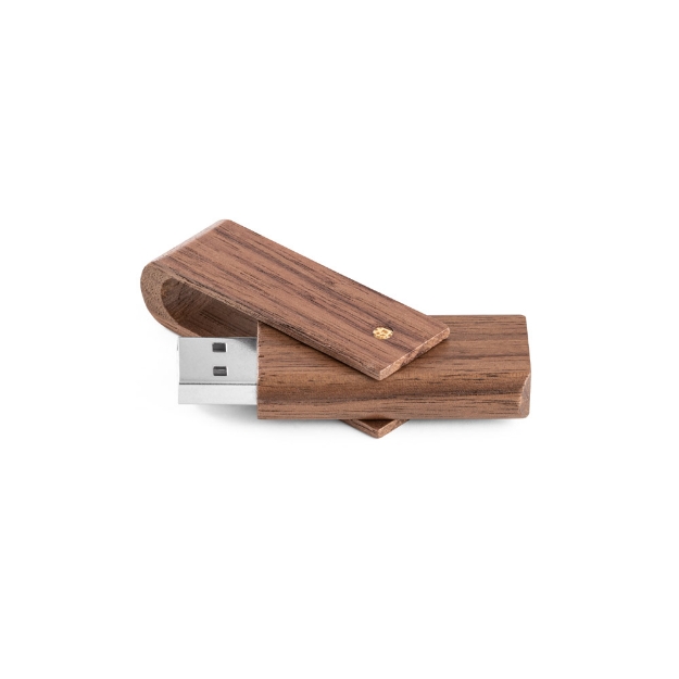 USB wooden flash drive up to 128GB