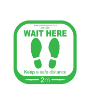Social Distancing Floor Stickers
