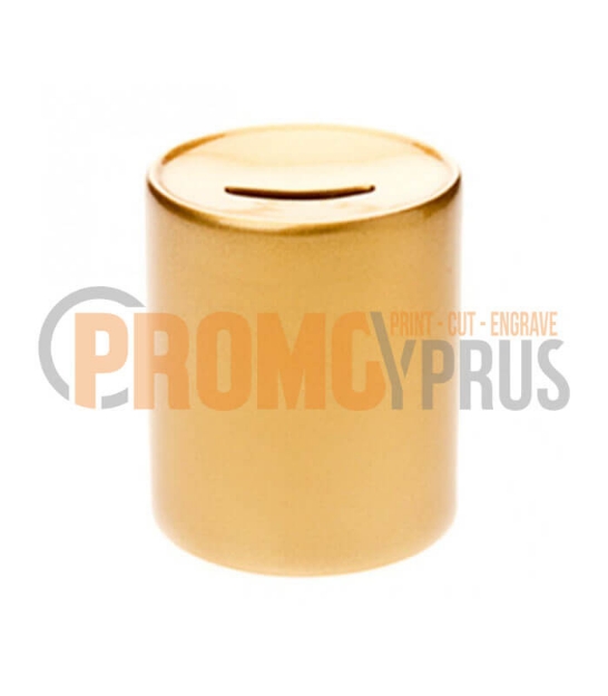 Ceramic Money Bank Gold
