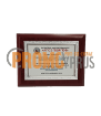 Wooden Plaque Embossed Metal Frame