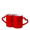Color Changing Heart Handle Couple Mugs 11oz