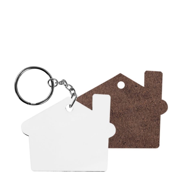 Key Ring Hardboard House