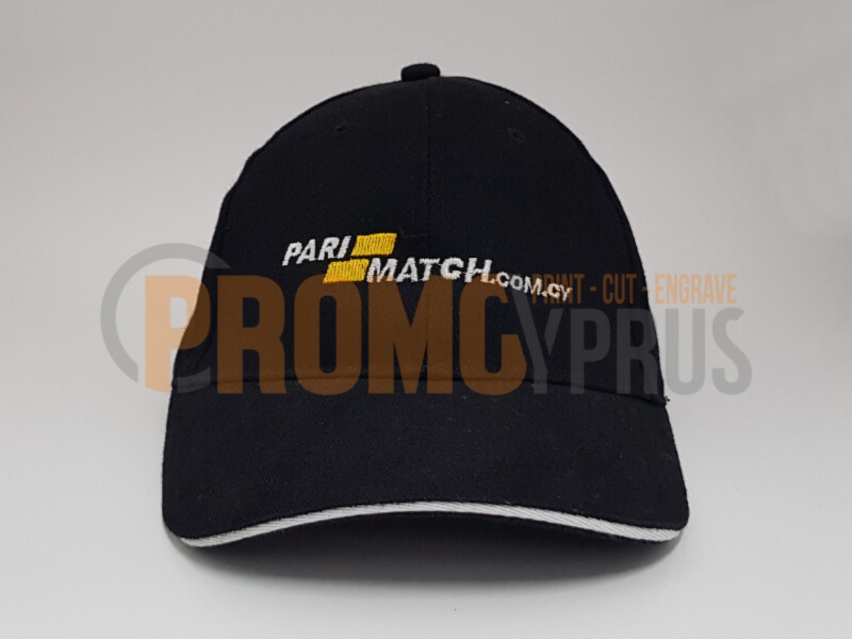 Embroidery on Caps Pari Mach